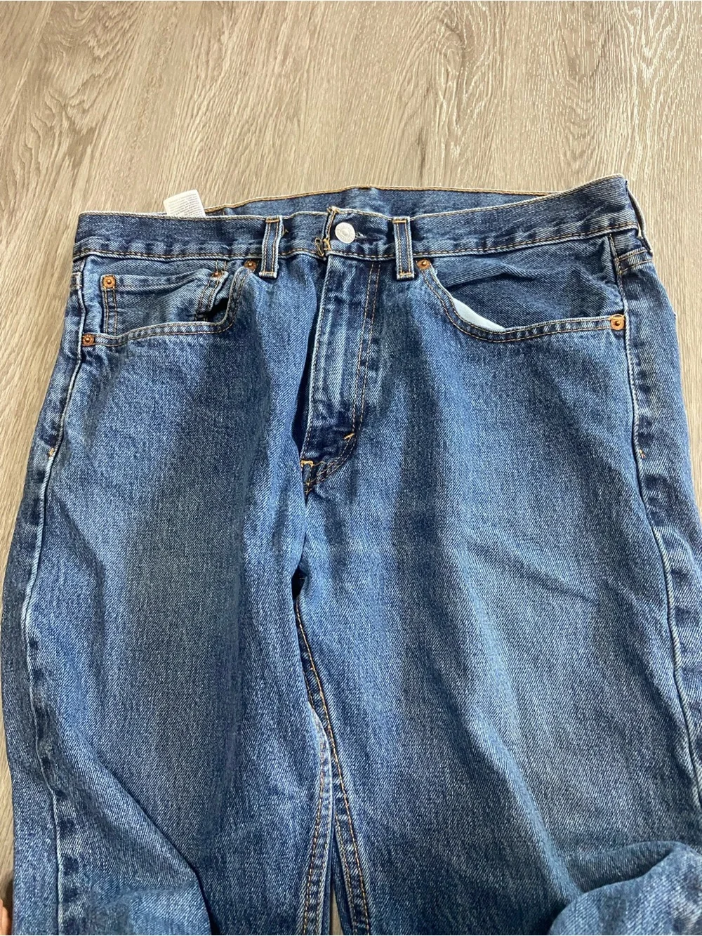 Levi's Straight Leg Men's Denim Jeans - Medium Blue
